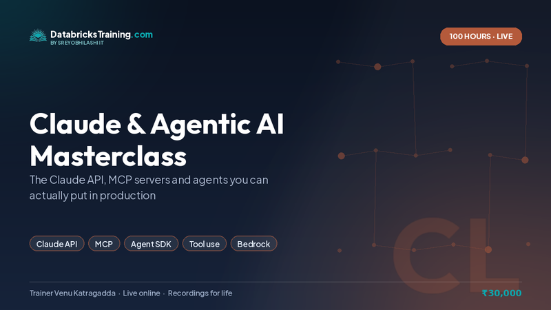 Claude & Agentic AI Masterclass course banner
