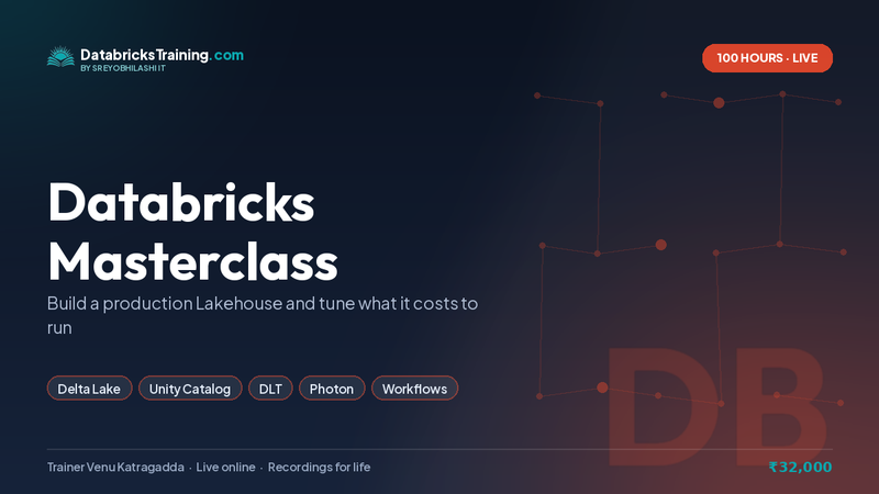 Databricks Masterclass course banner