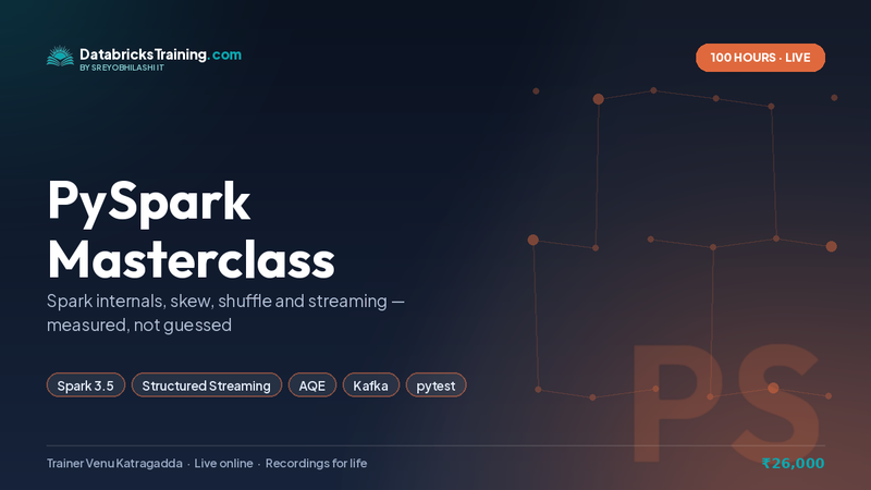 PySpark Masterclass course banner